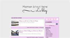 Desktop Screenshot of mamanatoutfaire.com